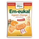 Soldan Em-eukal Ingwer-Orange Bonbons 50g Beutel zuckerfrei