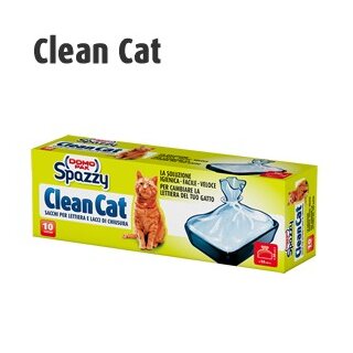 Clean Cat 10 sacchetti x lettiera