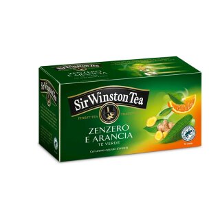Sir winston tea verde Zenzero Arancia x20 35g