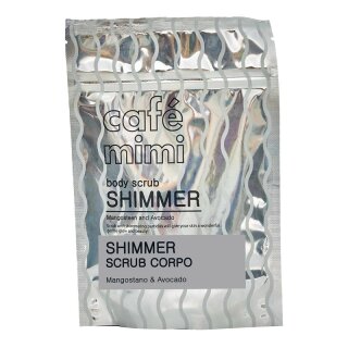 Café mini shimmer scrub corpo mangostano & avocado150g