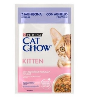 Cat Chow  kitten agnello e zucchine 85g