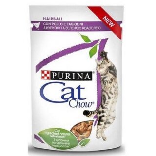 Cat Chow  hairball pollo e fagiolini 85g