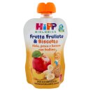 Hipp frutta frullata mela pesca e banana con frollino 90g