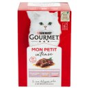Gourmet Mon Petit selvaggina/fegato/manzo 6x50g