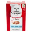 Gourmet Mon Petit merluzzo/sardina/salmone 6x50g